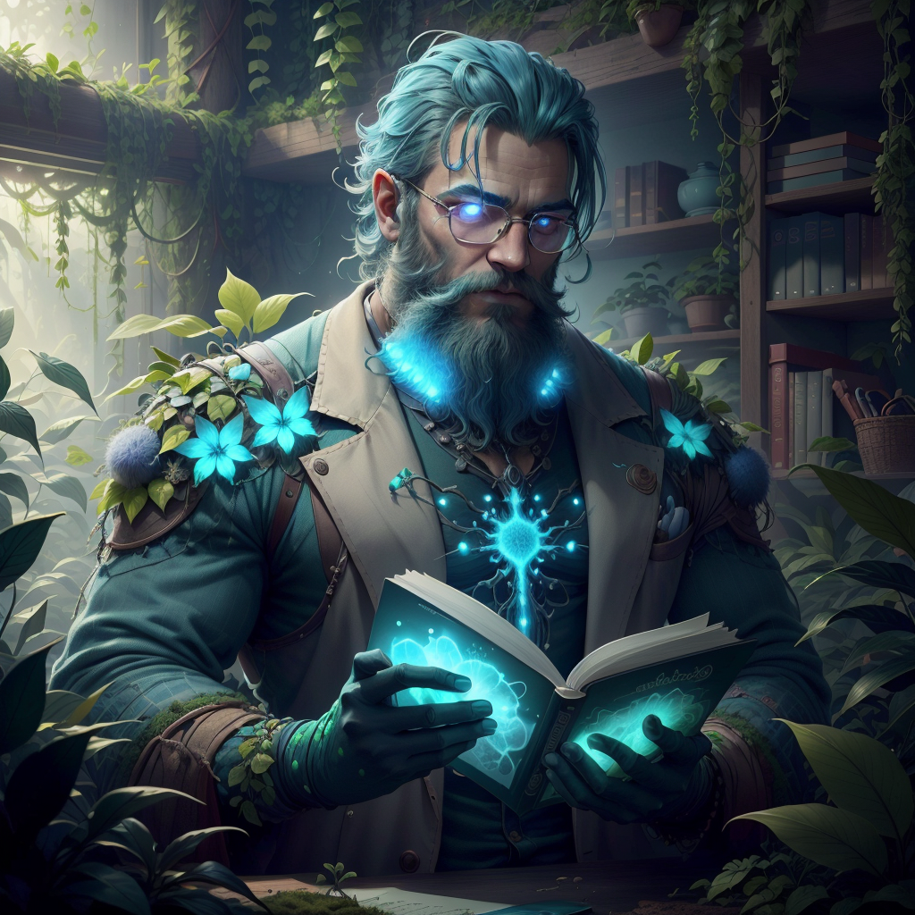 05507-13245-,BiophyllTech, bioluminescent ,fully-organic, utopia, _scholar , scroll, 1boy,beard, blue skin,.png